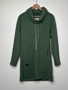 DESO supply co Velma Fleece Dress Green Size Large